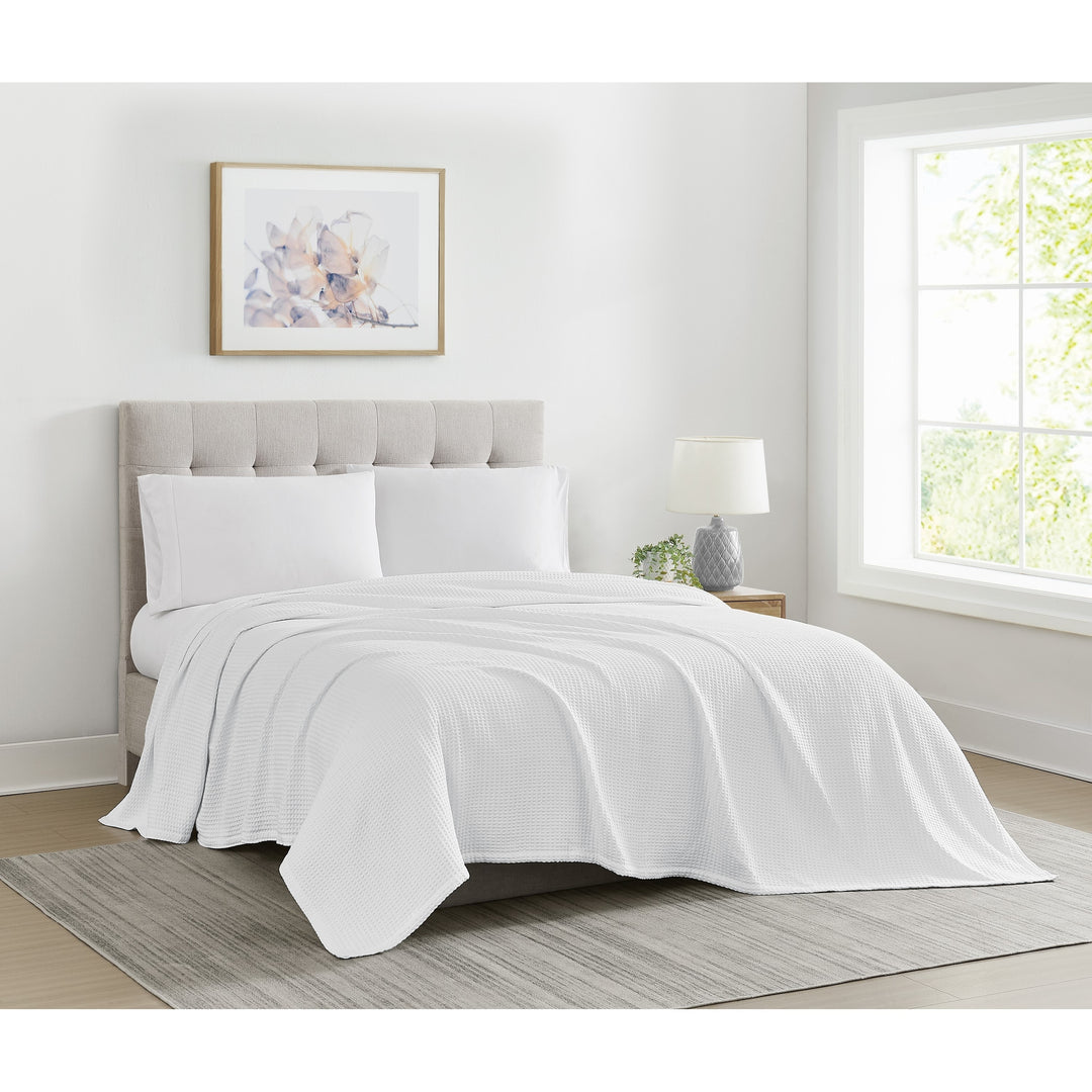Heritage Cotton Waffle Blanket and Throw