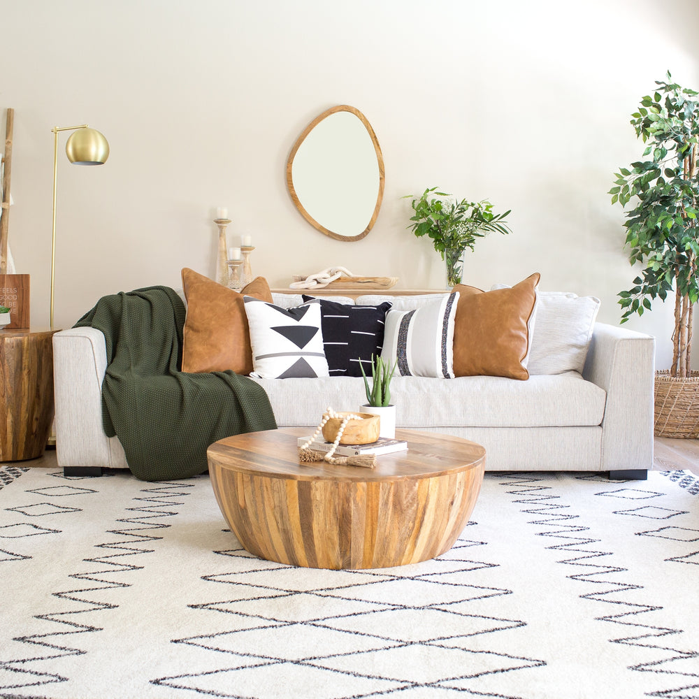 Poly & Bark Goa Mango Wood Coffee Table
