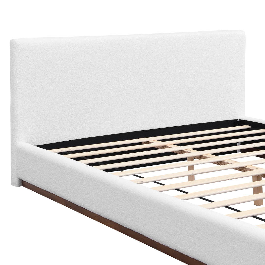 - Colette Boucle Upholstered Bed with Headboard