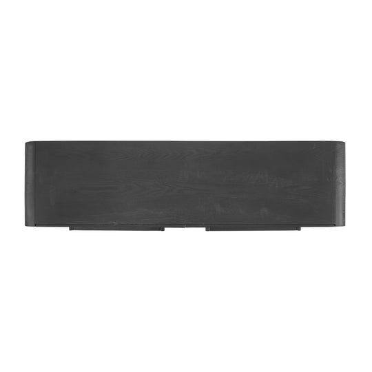 - Nova Contemporary Natural Ash Veneer 4-Drawer Dresser with Sleek Black Handles