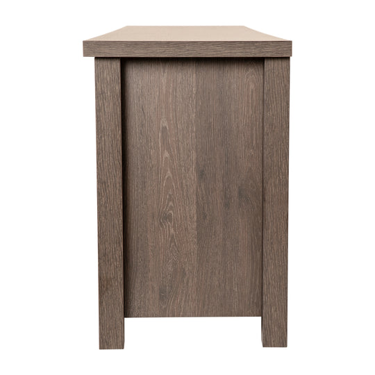 Classic TV Stand for up to 80" Tvs-Glass Fronted Doors-Modern Finish - 65"W X 16"D X 23.625"H