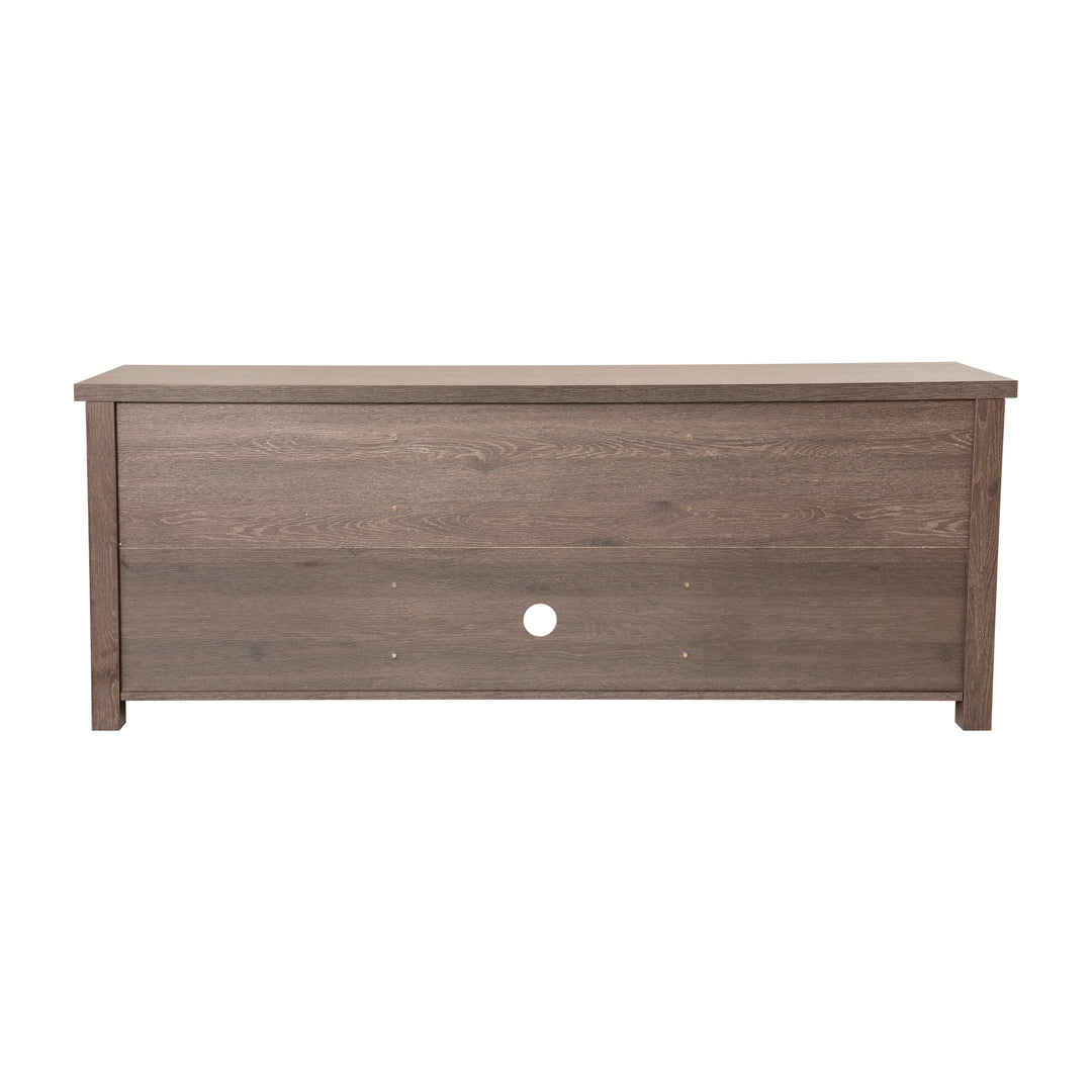 Classic TV Stand for up to 80" Tvs-Glass Fronted Doors-Modern Finish - 65"W X 16"D X 23.625"H