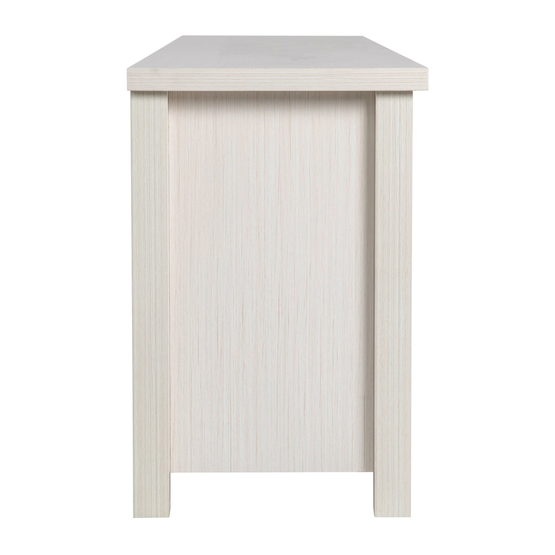Classic TV Stand for up to 80" Tvs-Glass Fronted Doors-Modern Finish - 65"W X 16"D X 23.625"H