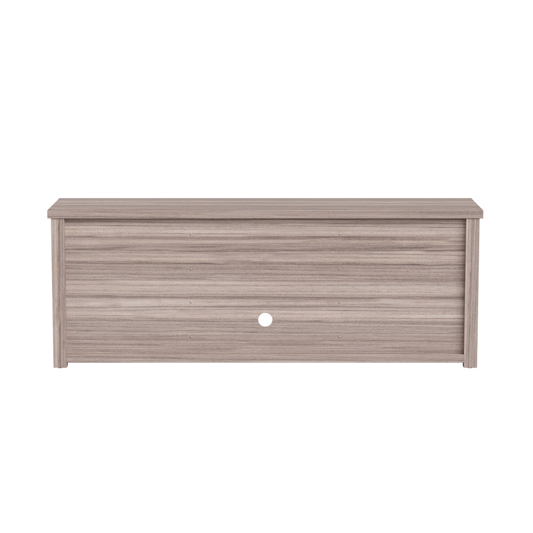 Classic TV Stand for up to 80" Tvs-Glass Fronted Doors-Modern Finish - 65"W X 16"D X 23.625"H