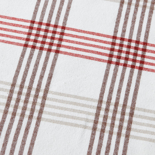 Flannel Cotton with Faux Shearling Reverse Throw Blanket (50X60 Inches)