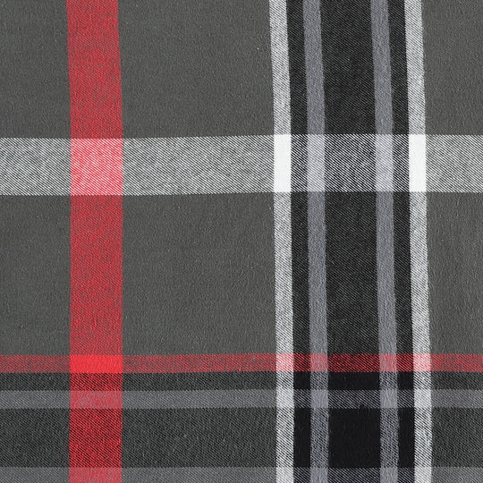 Flannel Cotton with Faux Shearling Reverse Throw Blanket (50X60 Inches)