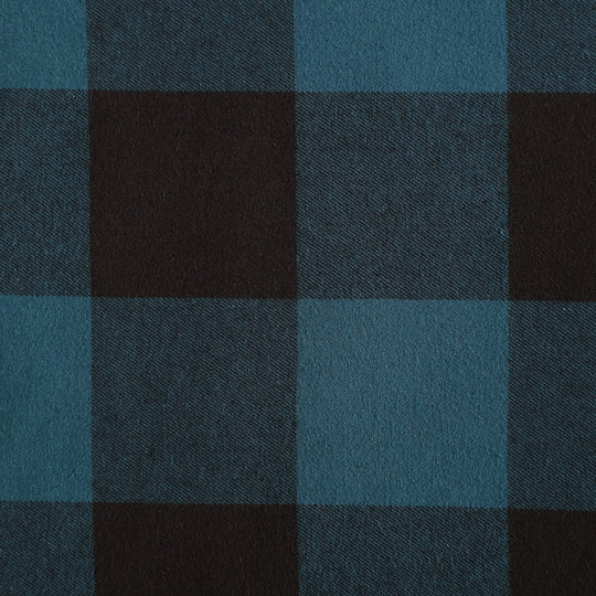 Flannel Cotton with Faux Shearling Reverse Throw Blanket (50X60 Inches)