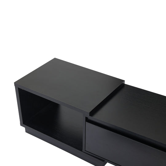 Extendable 102-Inch Modern TV Stand Media Console with 3 Drawers