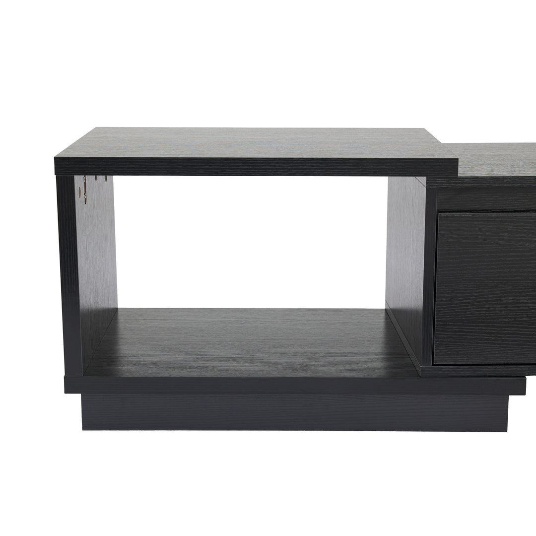 Extendable 102-Inch Modern TV Stand Media Console with 3 Drawers