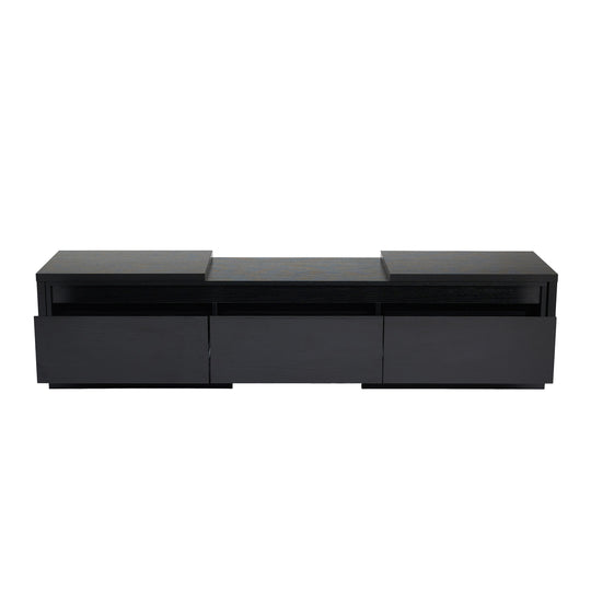 Extendable 102-Inch Modern TV Stand Media Console with 3 Drawers