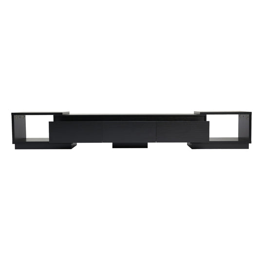 Extendable 102-Inch Modern TV Stand Media Console with 3 Drawers