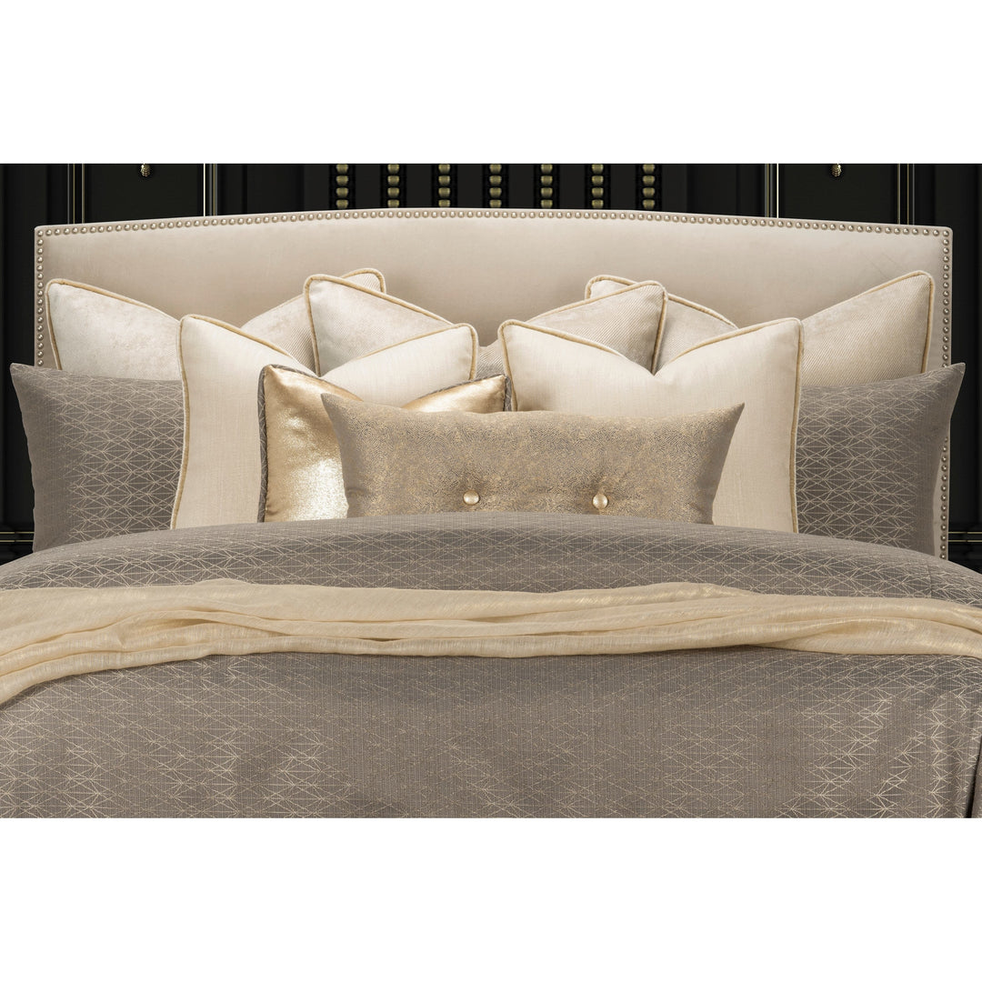 F Scott Fitzgerald Rendezvous Golden Accent Throw Pillow