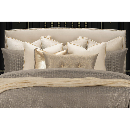F Scott Fitzgerald Rendezvous Golden Accent Throw Pillow