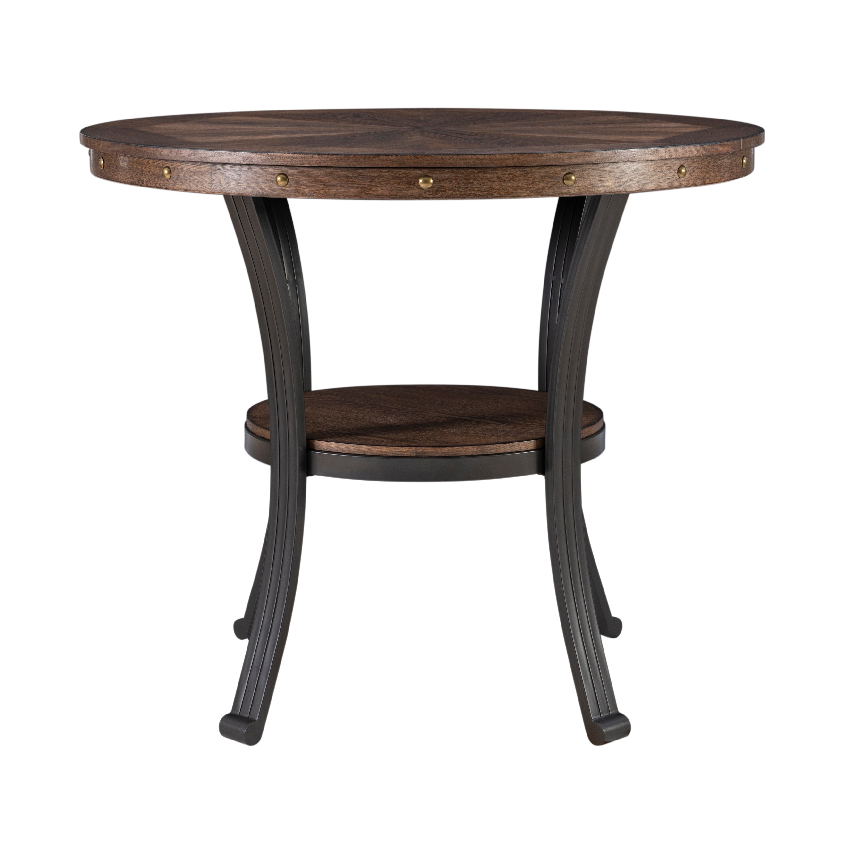 Linon Franklin Industrial round Side Table