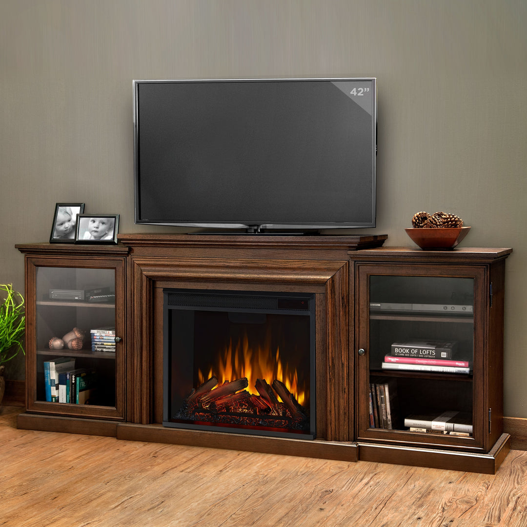 Frederick 72" Electric TV Stand Fireplace by