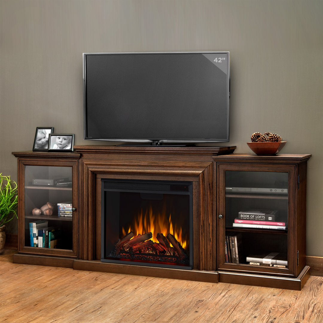 Frederick 72" Electric TV Stand Fireplace by