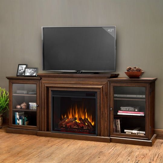 Frederick 72" Electric TV Stand Fireplace by