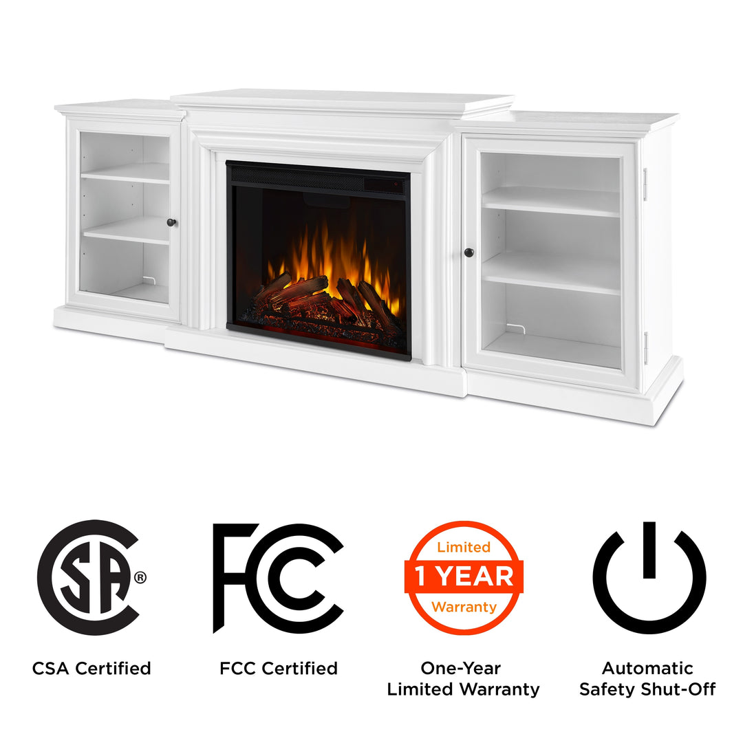 Frederick 72" Electric TV Stand Fireplace by