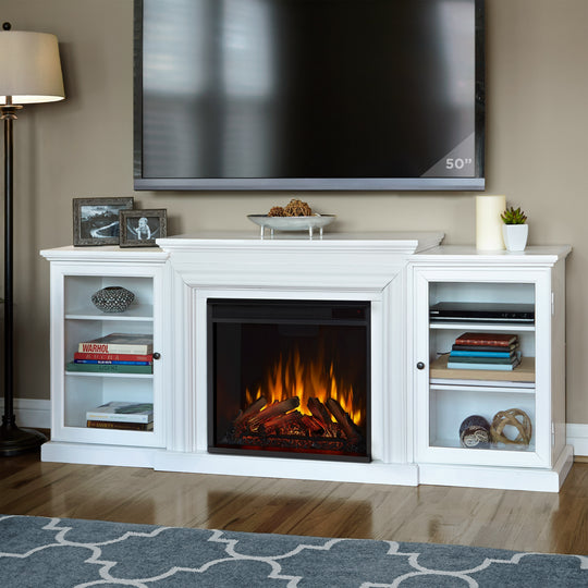 Frederick 72" Electric TV Stand Fireplace by