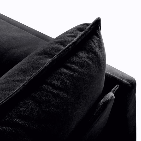 - 6-Piece Modular U-Shaped 143.31" Sectional Sofa with 2 Movable Ottomans