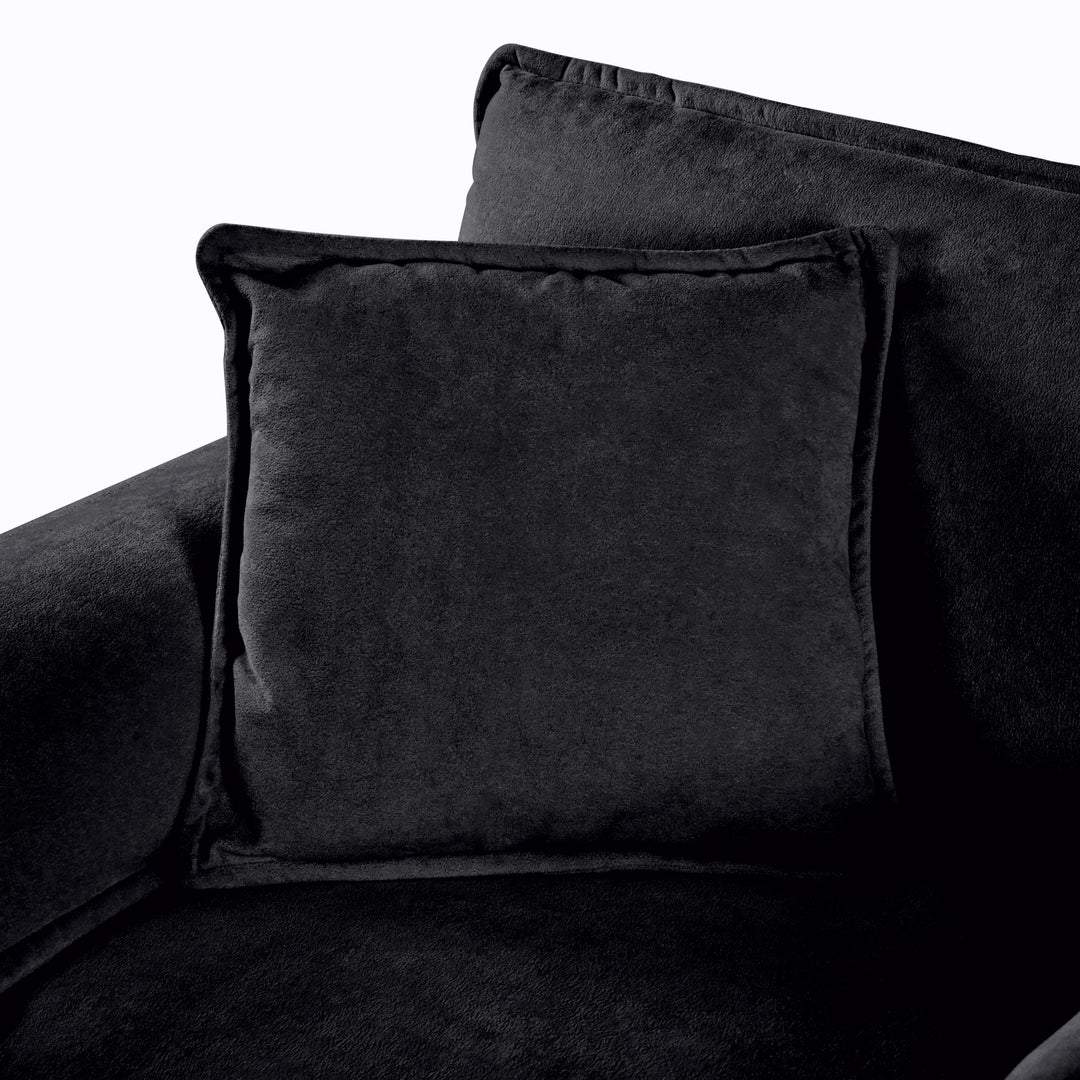 - 6-Piece Modular U-Shaped 143.31" Sectional Sofa with 2 Movable Ottomans