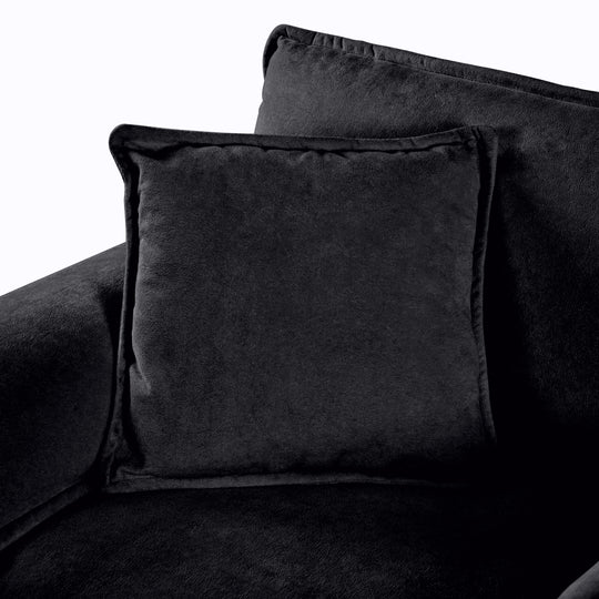 - 6-Piece Modular U-Shaped 143.31" Sectional Sofa with 2 Movable Ottomans