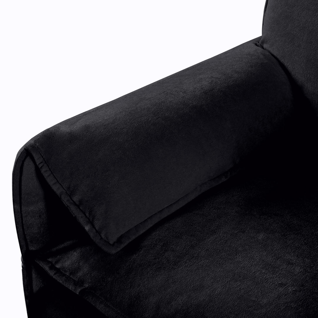 - 6-Piece Modular U-Shaped 143.31" Sectional Sofa with 2 Movable Ottomans