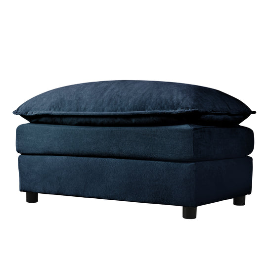 - 6-Piece Modular U-Shaped 143.31" Sectional Sofa with 2 Movable Ottomans