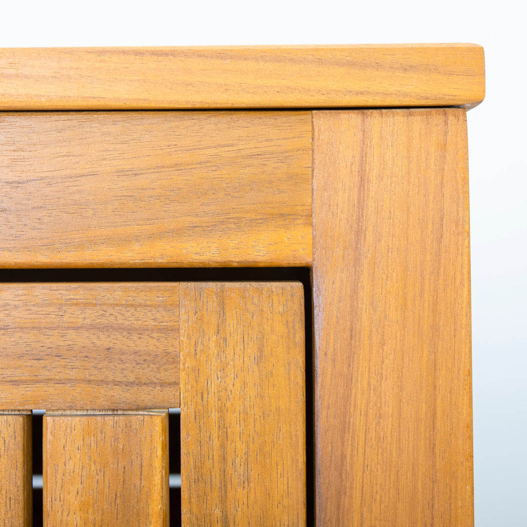 Gribs Acacia Wood Indoor/Outdoor Teak Finish Storage Cabinet by  - 61.81" H