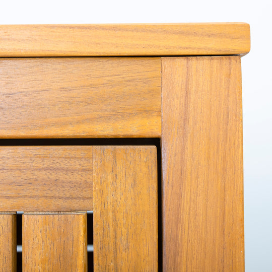 Gribs Acacia Wood Indoor/Outdoor Teak Finish Storage Cabinet by  - 61.81" H