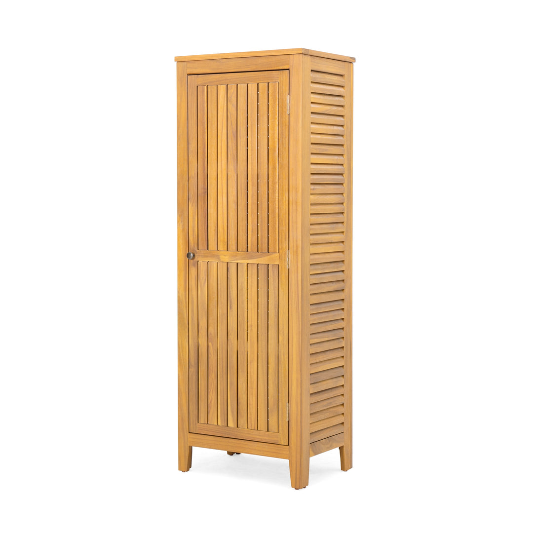 Gribs Acacia Wood Indoor/Outdoor Teak Finish Storage Cabinet by  - 61.81" H