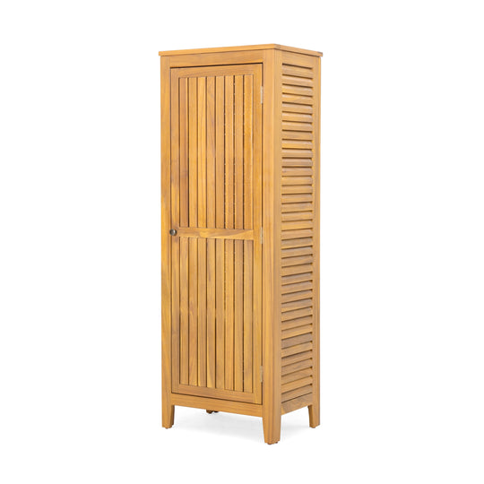 Gribs Acacia Wood Indoor/Outdoor Teak Finish Storage Cabinet by  - 61.81" H