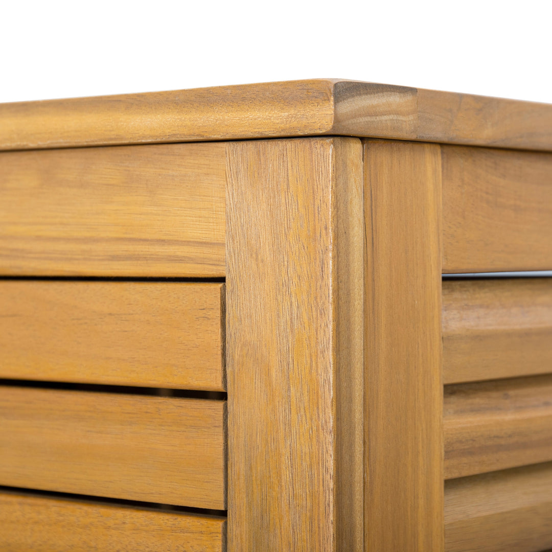 Gribs Acacia Wood Indoor/Outdoor Teak Finish Storage Cabinet by  - 61.81" H