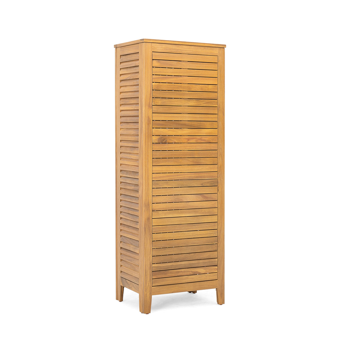 Gribs Acacia Wood Indoor/Outdoor Teak Finish Storage Cabinet by  - 61.81" H