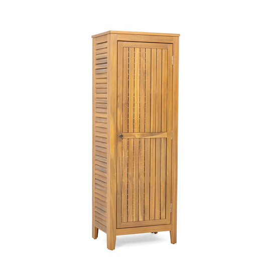 Gribs Acacia Wood Indoor/Outdoor Teak Finish Storage Cabinet by  - 61.81" H