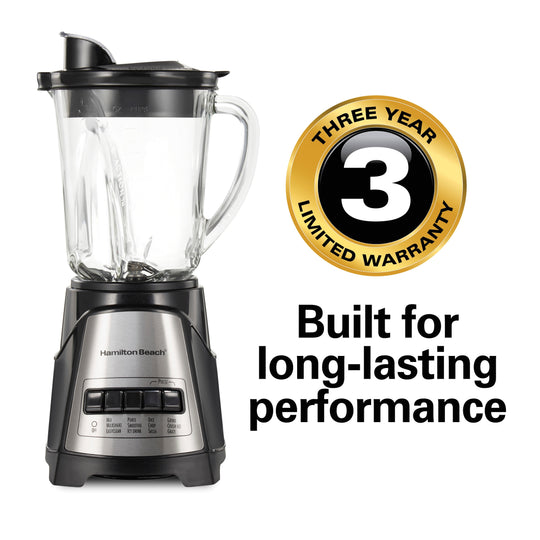 Black Multi-Function Glass Jar Blender