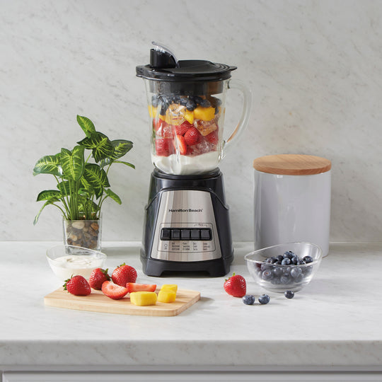 Black Multi-Function Glass Jar Blender
