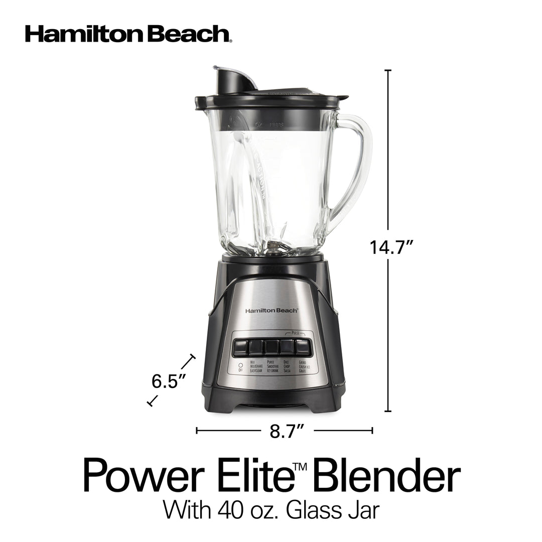 Black Multi-Function Glass Jar Blender