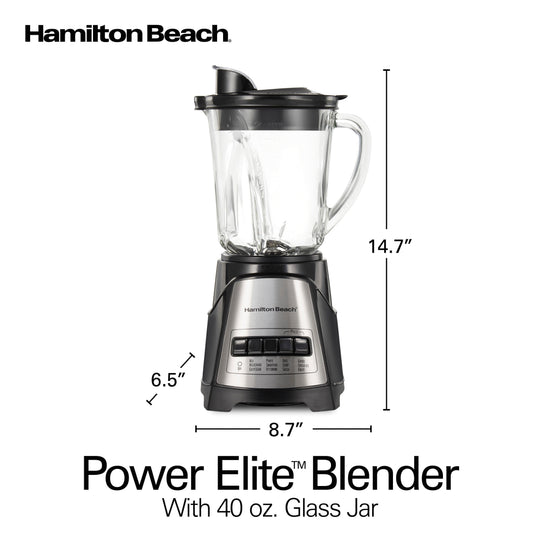 Black Multi-Function Glass Jar Blender