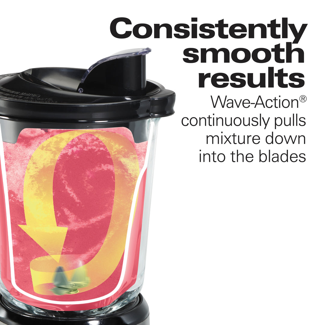 Wave Crusher 14 Speed Glass Jar Blender