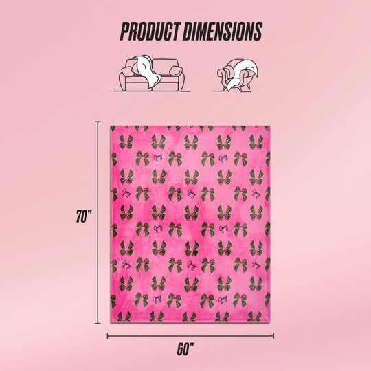 60"X70" Plush Throw Blankets