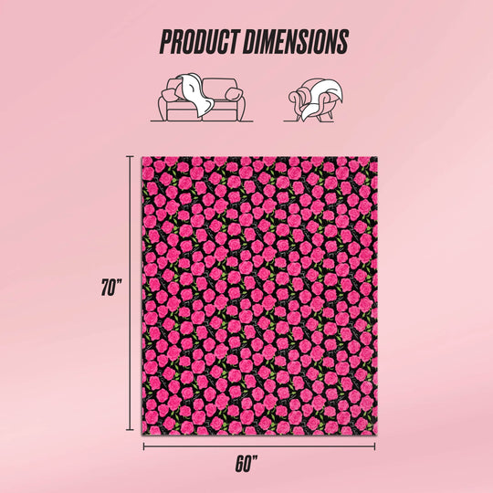 60"X70" Plush Throw Blankets