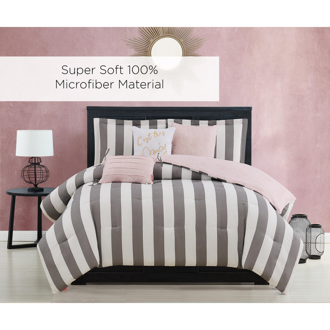 Juicy Reversible Cabana Stripe Bedding Set