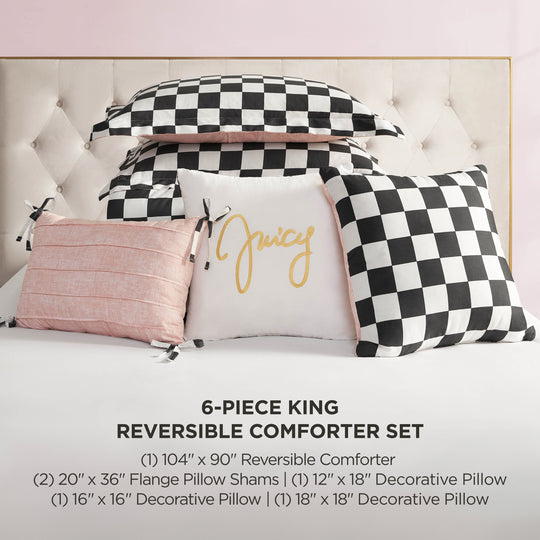 Juicy Reversible Cabana Stripe Bedding Set