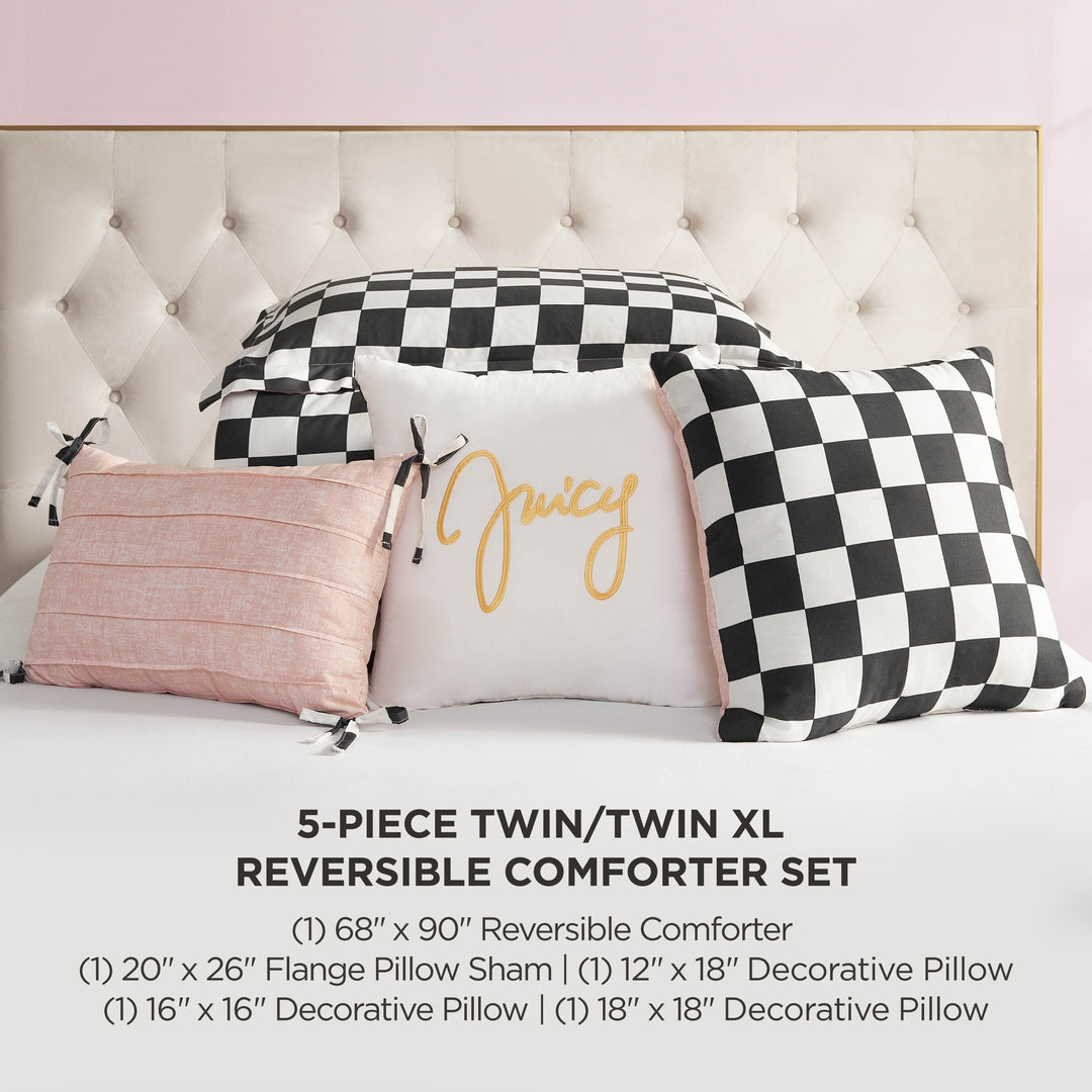 Juicy Reversible Cabana Stripe Bedding Set