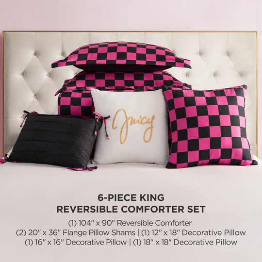 Juicy Reversible Cabana Stripe Bedding Set