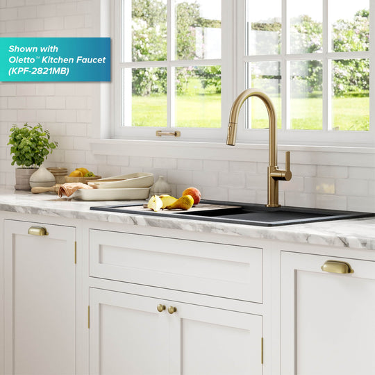 Bellucci Workstation Topmount Drop-In Granite Kitchen Sink