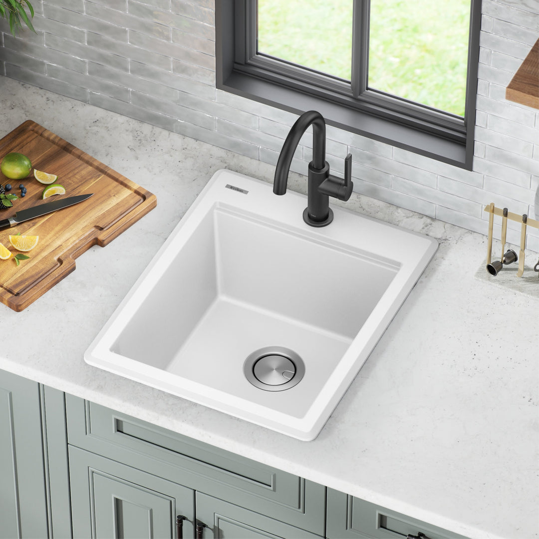 Bellucci Workstation Topmount Drop-In Granite Kitchen Sink