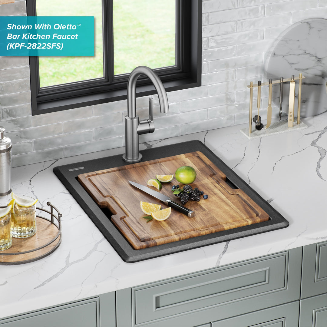 Bellucci Workstation Topmount Drop-In Granite Kitchen Sink