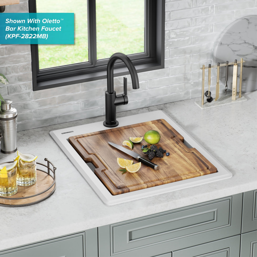 Bellucci Workstation Topmount Drop-In Granite Kitchen Sink